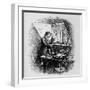 Studying the Formation of Clouds from His Attic, C1918-null-Framed Giclee Print