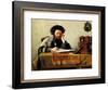 Studying the Talmud-Isidor Kaufmann-Framed Art Print