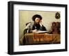 Studying the Talmud-Isidor Kaufmann-Framed Art Print