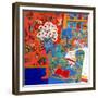 Stuffed and Comfy-Linda Arthurs-Framed Giclee Print