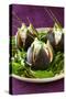 Stuffed Figs on Rocket Salad-Anthony Lanneretonne-Stretched Canvas