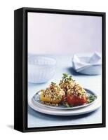 Stuffed Peppers with Rice Filling-Sam Stowell-Framed Stretched Canvas