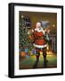 Stuffing the Stockings-John Zaccheo-Framed Giclee Print