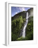 Stuibenfall, Tyrol's Highest Waterfall, Otztal Valley, Tyrol, Austria, Europe-Gary Cook-Framed Photographic Print