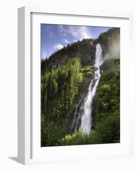 Stuibenfall, Tyrol's Highest Waterfall, Otztal Valley, Tyrol, Austria, Europe-Gary Cook-Framed Photographic Print