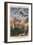 Stukas Bomb Moscow-Achille Beltrame-Framed Art Print