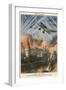 Stukas Bomb Moscow-Achille Beltrame-Framed Art Print