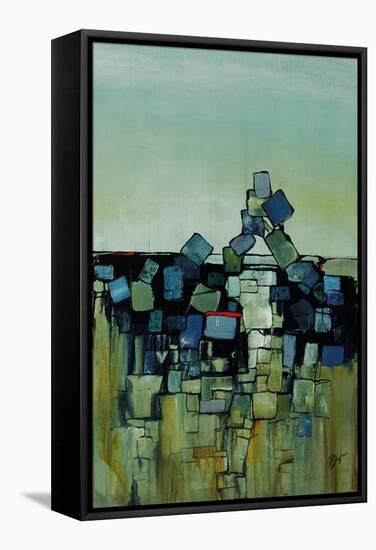 Stumbling Blocks I-Farrell Douglass-Framed Stretched Canvas