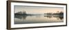 Stuning Tranquil Landscape Panorama of Lake in Mist-Veneratio-Framed Photographic Print