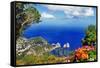 Stunning Capri Island, Bella Italia Series-Maugli-l-Framed Stretched Canvas