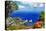 Stunning Capri Island, Bella Italia Series-Maugli-l-Stretched Canvas