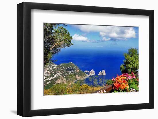 Stunning Capri Island, Bella Italia Series-Maugli-l-Framed Photographic Print