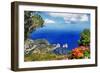 Stunning Capri Island, Bella Italia Series-Maugli-l-Framed Photographic Print