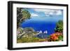 Stunning Capri Island, Bella Italia Series-Maugli-l-Framed Photographic Print