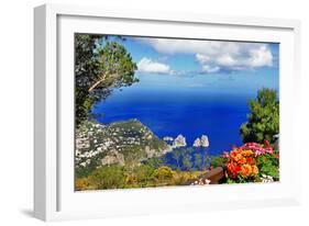 Stunning Capri Island, Bella Italia Series-Maugli-l-Framed Photographic Print