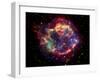 Stunning Composite Picture of Cas A,  Infrared Image from the Spitzer Space Telescope-null-Framed Premium Photographic Print