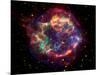 Stunning Composite Picture of Cas A,  Infrared Image from the Spitzer Space Telescope-null-Mounted Photographic Print