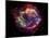Stunning Composite Picture of Cas A,  Infrared Image from the Spitzer Space Telescope-null-Mounted Photographic Print