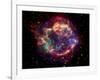 Stunning Composite Picture of Cas A,  Infrared Image from the Spitzer Space Telescope-null-Framed Photographic Print