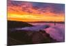 Stunning Epic Sunrise at Golden Gate Bridge, San Francisco-Vincent James-Mounted Photographic Print