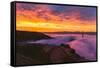 Stunning Epic Sunrise at Golden Gate Bridge, San Francisco-Vincent James-Framed Stretched Canvas