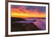 Stunning Epic Sunrise at Golden Gate Bridge, San Francisco-Vincent James-Framed Photographic Print
