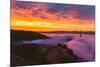 Stunning Epic Sunrise at Golden Gate Bridge, San Francisco-Vincent James-Mounted Photographic Print