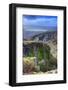 Stunning Landscape across Top of Ancient Mountain Gorge with Beautiful Colors and Detail-Veneratio-Framed Photographic Print