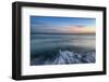 Stunning Long Exposure Seascape Image of Calm Ocean at Sunset-Veneratio-Framed Photographic Print