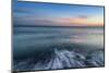 Stunning Long Exposure Seascape Image of Calm Ocean at Sunset-Veneratio-Mounted Photographic Print