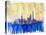 Stunning Shanghai Skyline in Watercolor-Markus Bleichner-Stretched Canvas