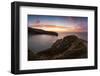 Stunning Summer Sunrise over Calm Ocean Landscape-Veneratio-Framed Photographic Print