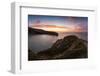 Stunning Summer Sunrise over Calm Ocean Landscape-Veneratio-Framed Photographic Print