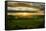 Stunning Sunset over Countryside Landscape-Veneratio-Framed Stretched Canvas