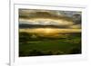 Stunning Sunset over Countryside Landscape-Veneratio-Framed Photographic Print