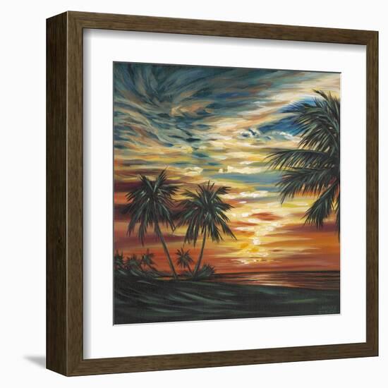 Stunning Tropical Sunset I-null-Framed Art Print