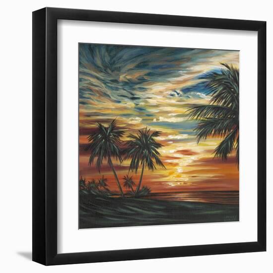 Stunning Tropical Sunset I-null-Framed Art Print