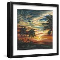 Stunning Tropical Sunset I-null-Framed Art Print