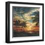 Stunning Tropical Sunset I-null-Framed Art Print