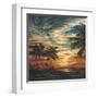 Stunning Tropical Sunset I-null-Framed Art Print