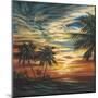 Stunning Tropical Sunset I-null-Mounted Art Print