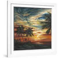 Stunning Tropical Sunset I-null-Framed Art Print