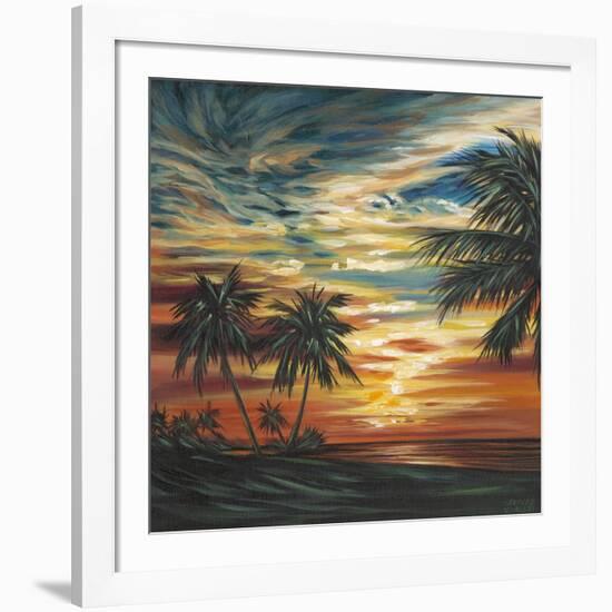 Stunning Tropical Sunset I-null-Framed Art Print