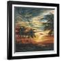 Stunning Tropical Sunset I-null-Framed Art Print