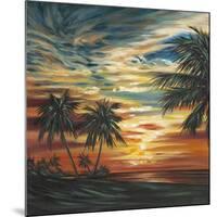 Stunning Tropical Sunset I-null-Mounted Art Print