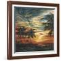 Stunning Tropical Sunset I-null-Framed Art Print