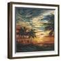 Stunning Tropical Sunset I-null-Framed Art Print