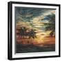 Stunning Tropical Sunset I-null-Framed Art Print