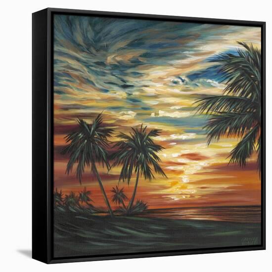 Stunning Tropical Sunset I-null-Framed Stretched Canvas