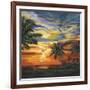 Stunning Tropical Sunset II-null-Framed Art Print